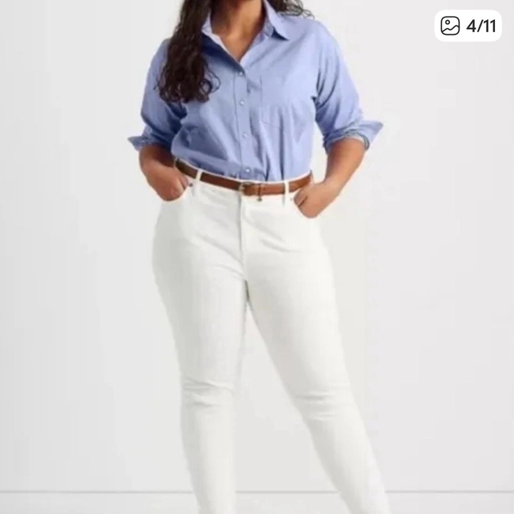 Lauren Ralph Lauren White‎ Straight leg jeans. Size 14. - Picture 2 of 13